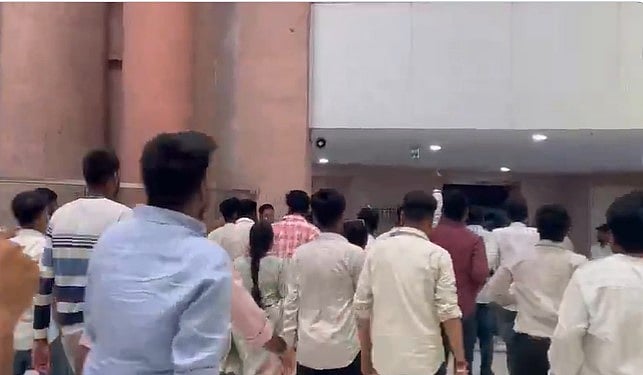 Screen grab from video posted on X/@vani_mehrotra