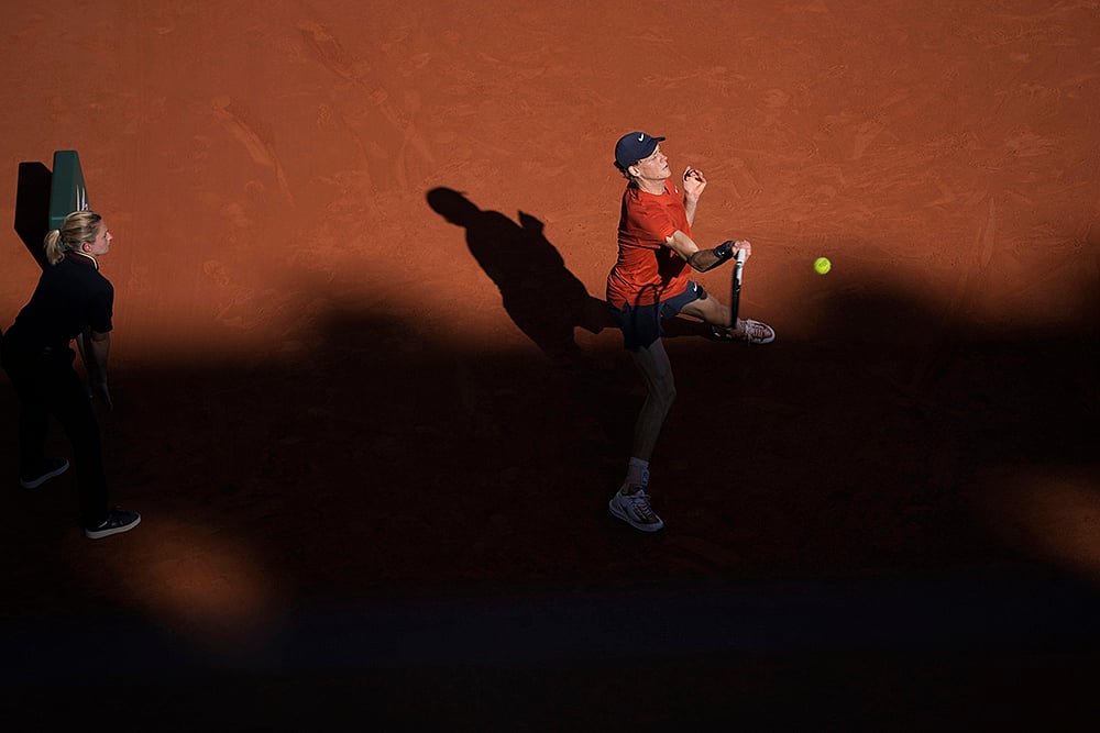 2024 French Open Tennis Semi-Final Jannik Sinner Photo_3