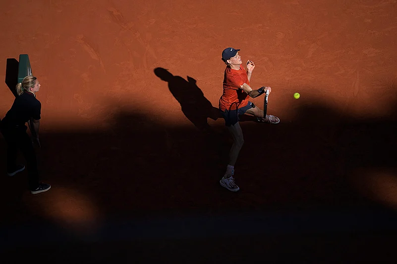 2024 French Open Tennis Semi-Final Jannik Sinner Photo_3