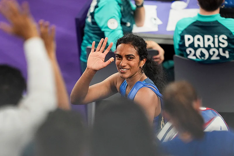 2024 Paris Summer Olympics Badminton_PV Sindhu vs Kristin Kuuba_2