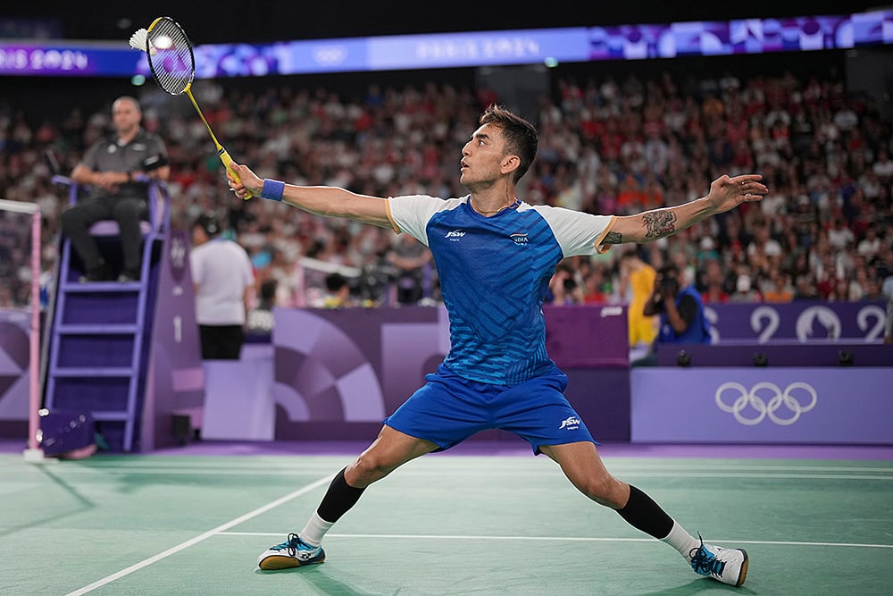 2024 Paris Summer Olympics Badminton_Lakshya Sen vs Jonatan Christie_2