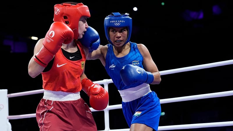 Nikhat Zareen, Paris Olympics, Boxing, AP Photo