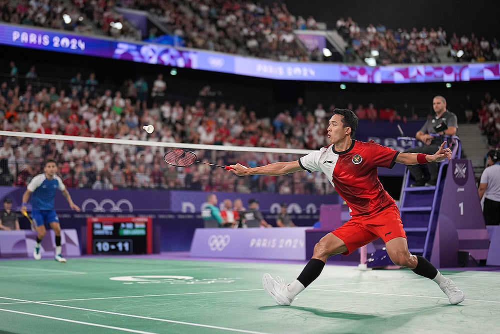 2024 Paris Summer Olympics Badminton_Lakshya Sen vs Jonatan Christie_6