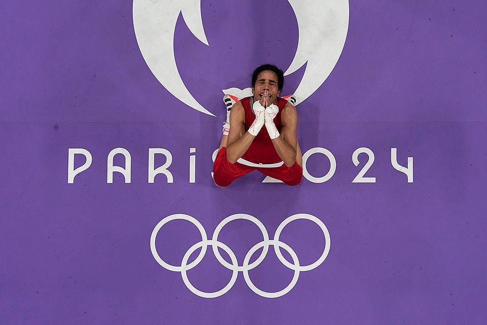 2024 Paris Summer Olympics Day 4 Photo Gallery_womens 54kg preliminary boxing