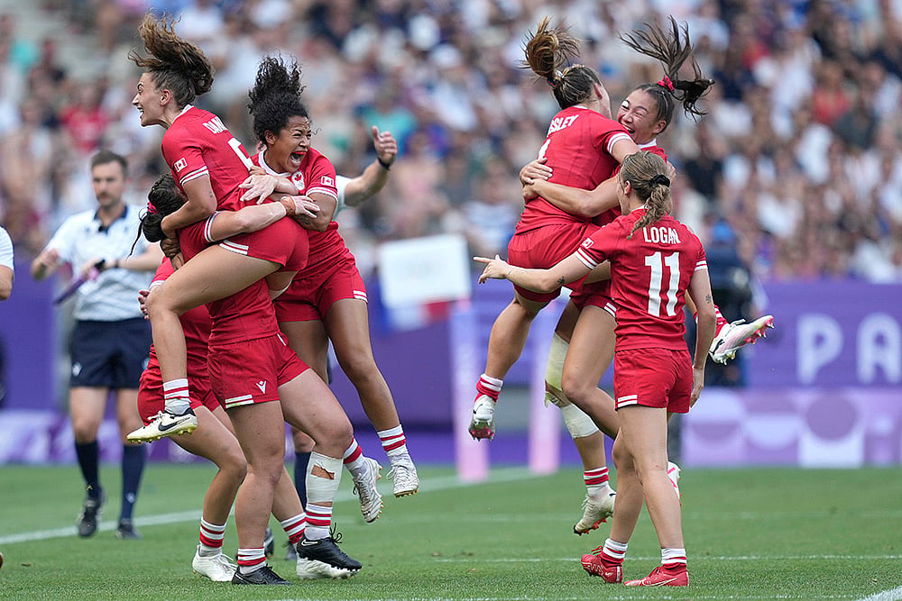2024 Paris Summer Olympics Day 4 Photo Gallery_womens semifinal Rugby Sevens