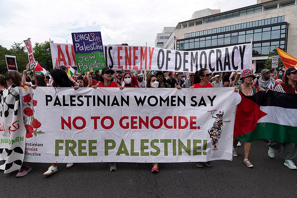 Protest against Israeli Prime Minister Benjamin Netanyahu in Washington_3