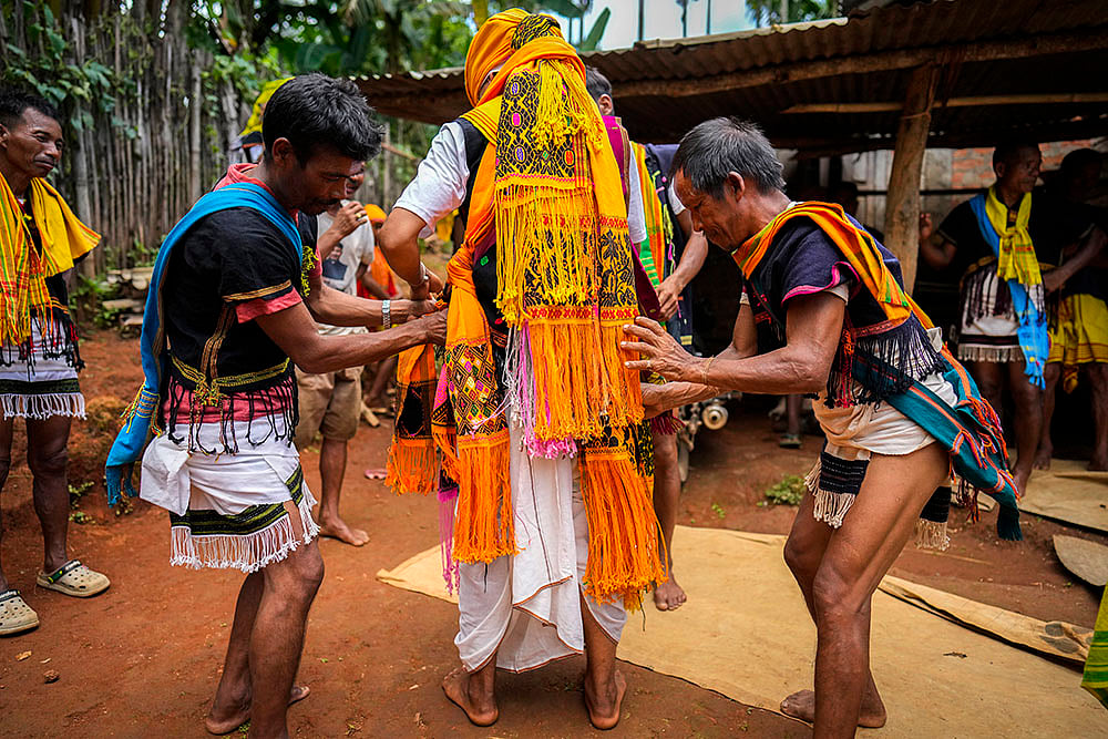 India Tiwa tribals Wanchuwa festival at Assam Karbi Anglong_3