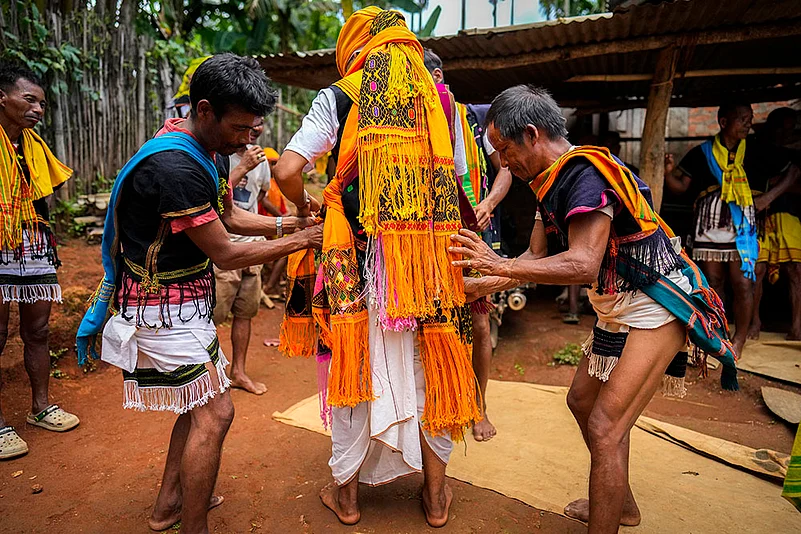 India Tiwa tribals Wanchuwa festival at Assam Karbi Anglong_3