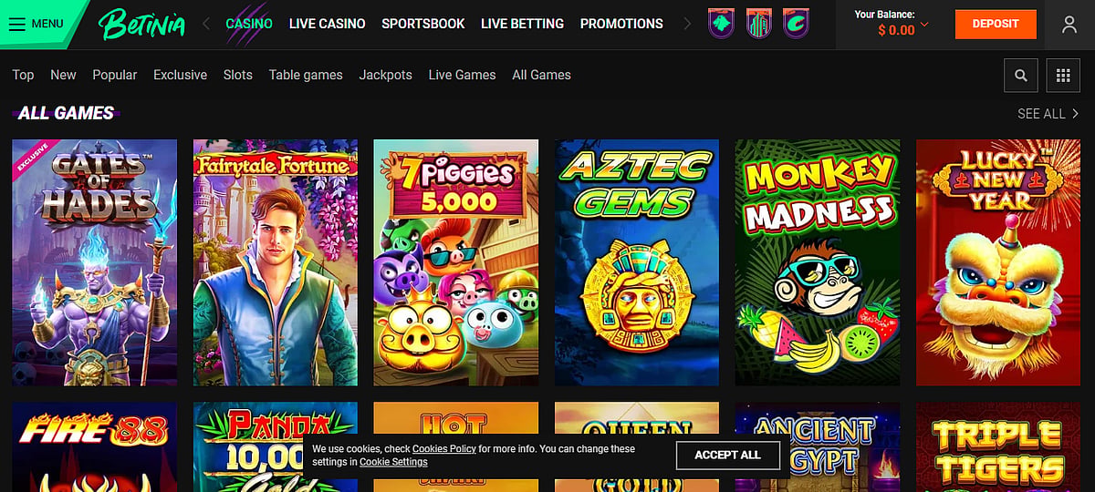 Betinia Casino