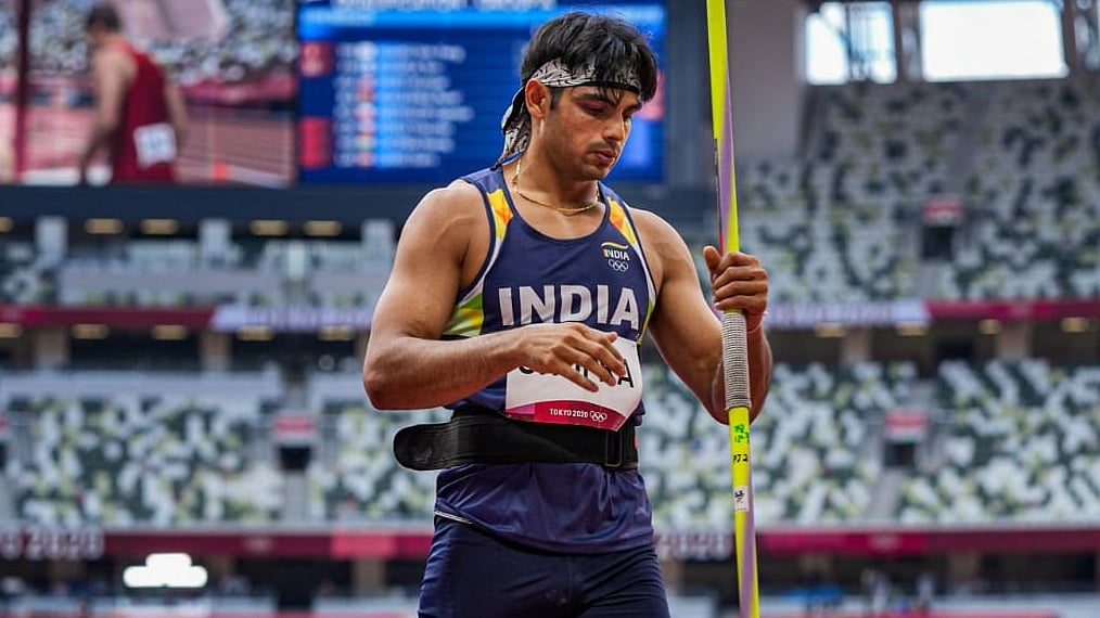 X/afiindia : Neeraj Chopra is part of the IND athletics team.