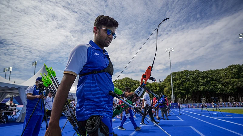 Indias archer Dhiraj Bommadevara. PTI Photo