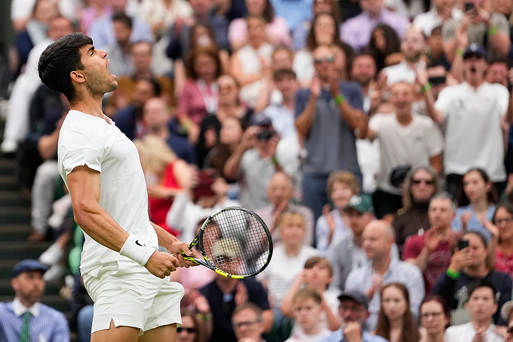 2024 Wimbledon Tennis Carlos Alcaraz vs Francis Tiafoe Photo gallery_2