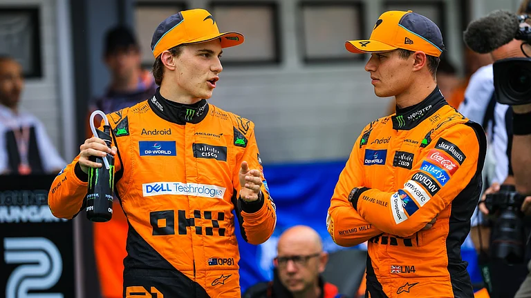 Lando Norris gave the win to Oscar Piastri at the Hungarian Grand Prix - null