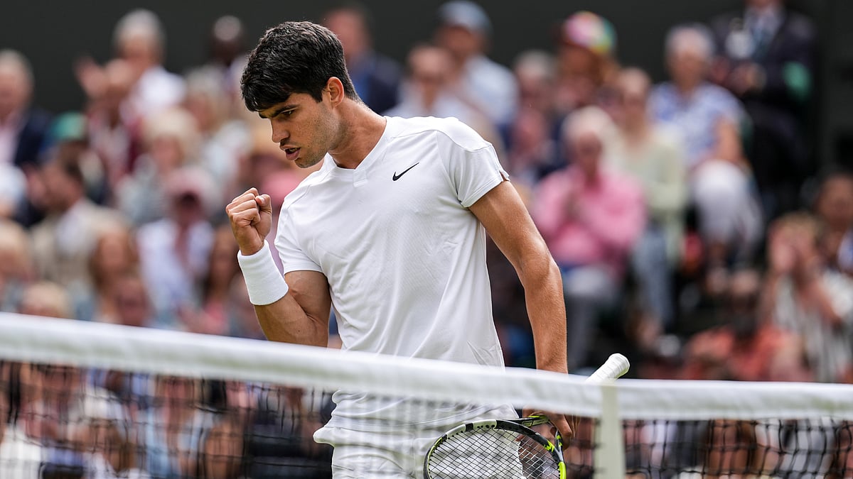 Carlos Alcaraz reached the Wimbledon final following his win over Daniil Medvedev.