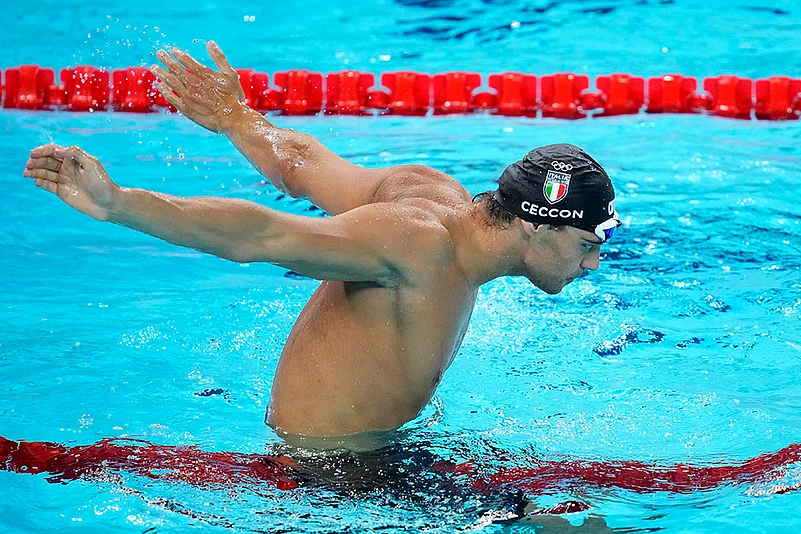 Paris Olympics Shooting_Swimming_Thomas Ceccon