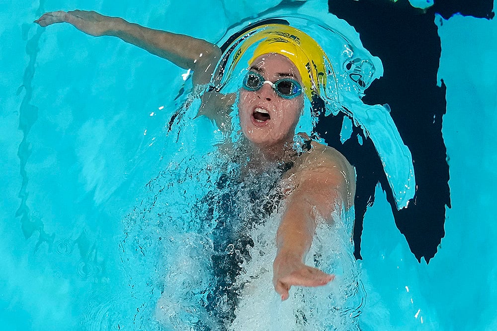 2024 Paris Summer Olympic Games_Paris Olympics Day 3 Photo_womens 100-meter backstroke