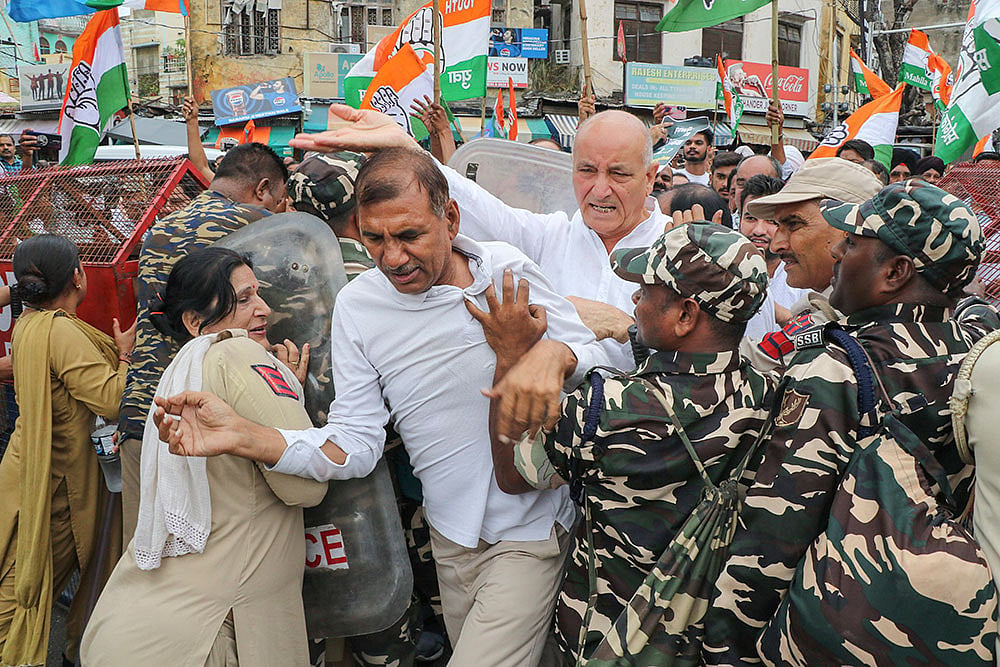 Congress protest