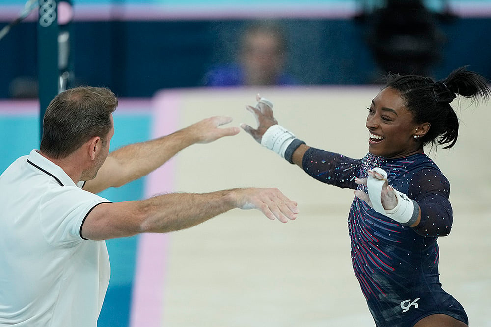 2024 Paris Summer Olympics_Artistic Gymnastics Training Simone Biles_7