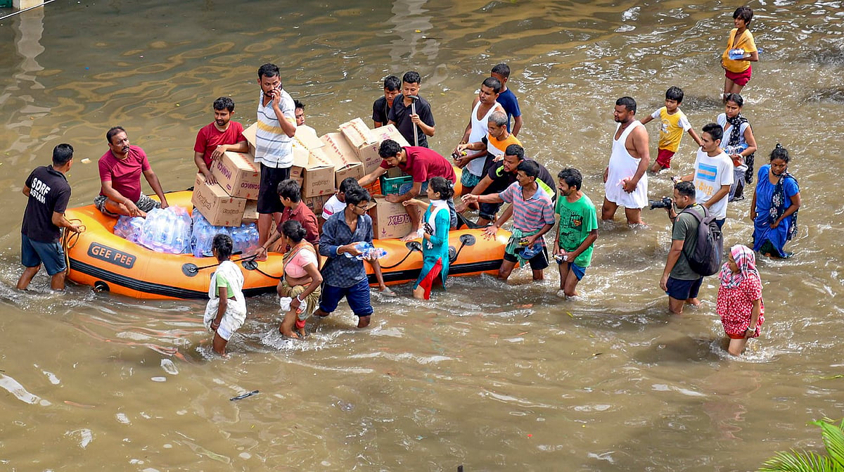 floods in Assam - PTI