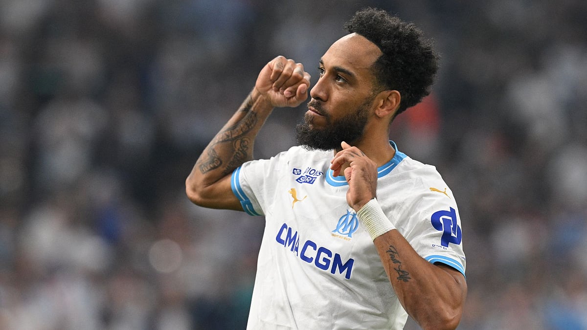 Aubameyang has swapped Ligue 1 for the Saudi Pro League. - null