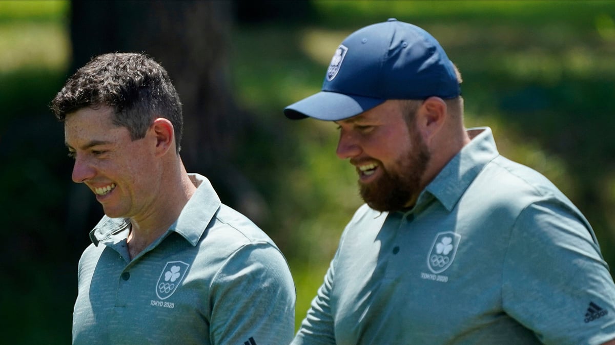Rory McIlroy Golf At Paris Olympics 2024 AP photo
