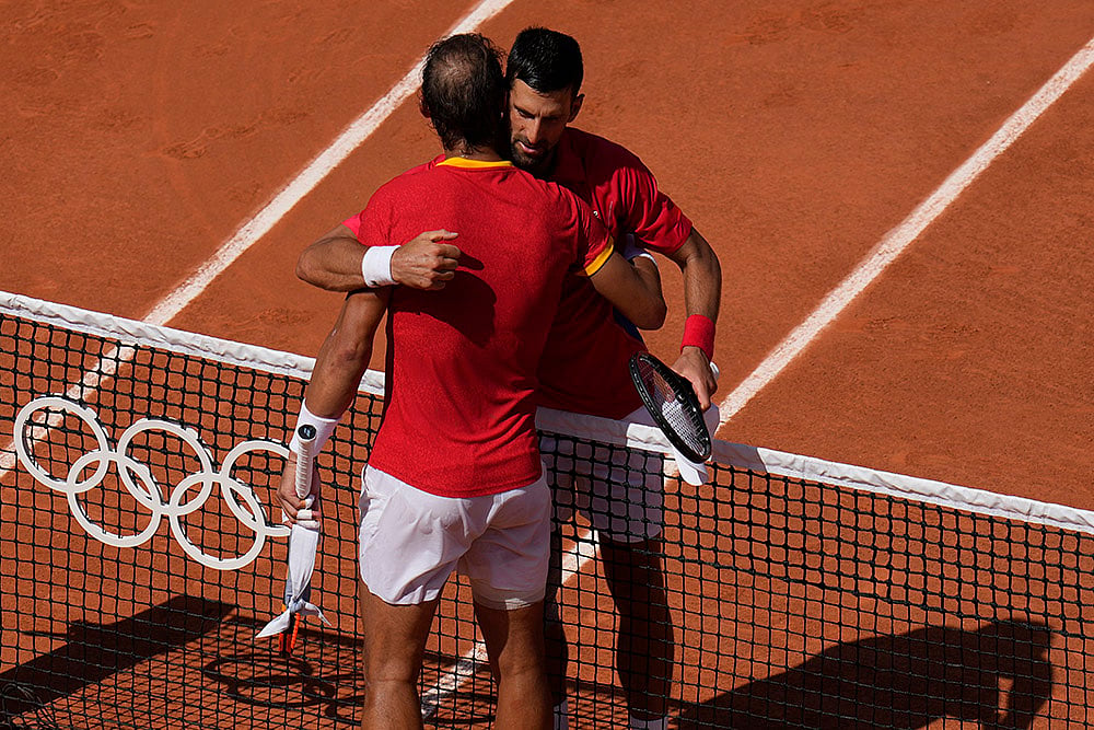 2024 Paris Summer Olympics games_Tennis_Novak Djokovic vs Rafael Nadal_3