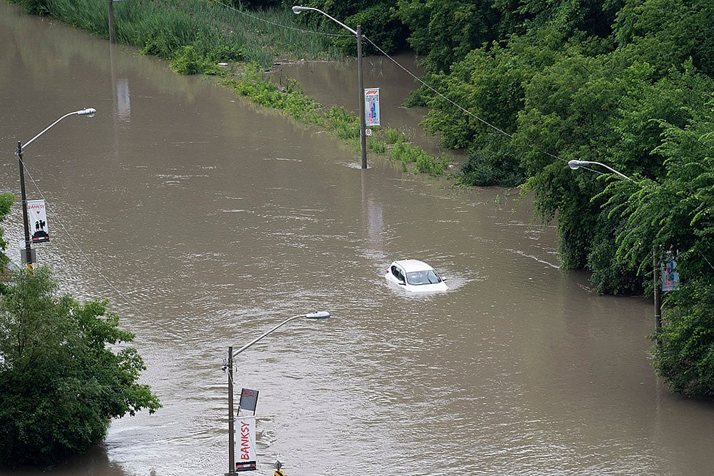 Canada Severe Weather Toronto Flooding photos_4
