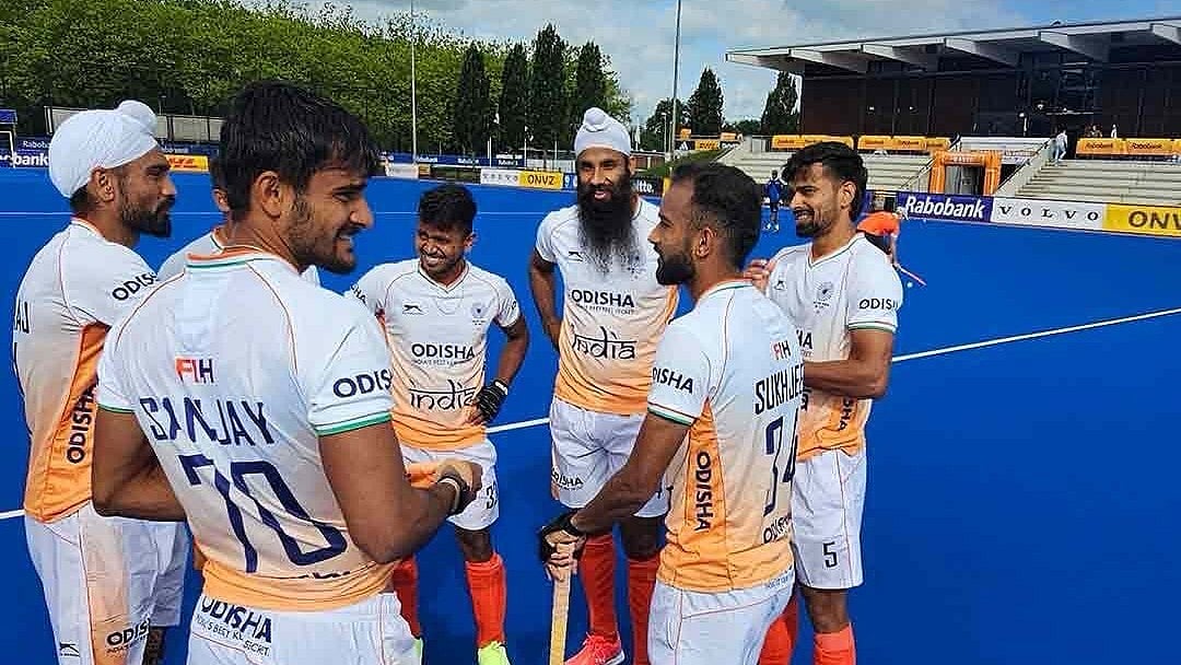 India National Hockey Team at Paris Olympics 2024 X Hockey India