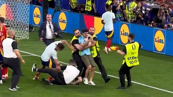 Alvaro Morata Spain vs France Euro 2024 Screengrab