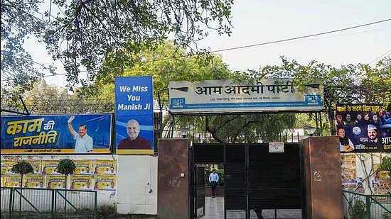 AAP office at Lutyens Delhi