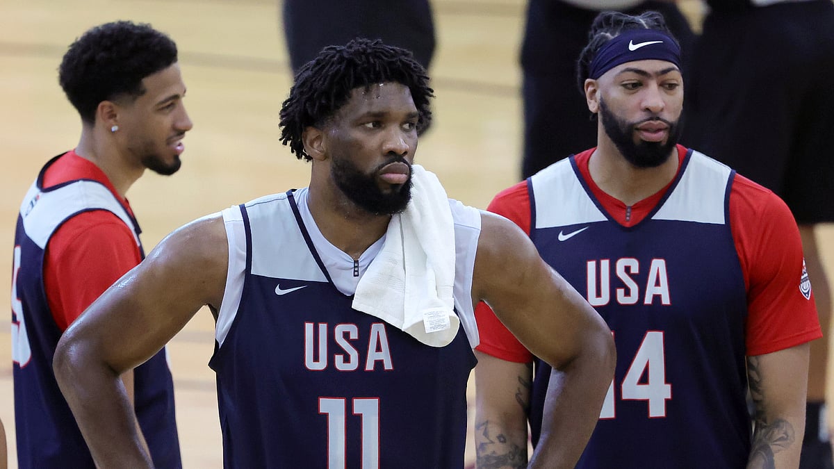 Joel Embiid and Anthony Davis have both been unwell in the build up to Team USA's Olympic opener