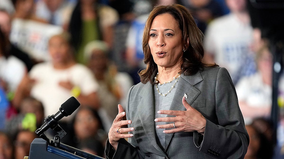 US Vice-President Kamala Harris  - AP