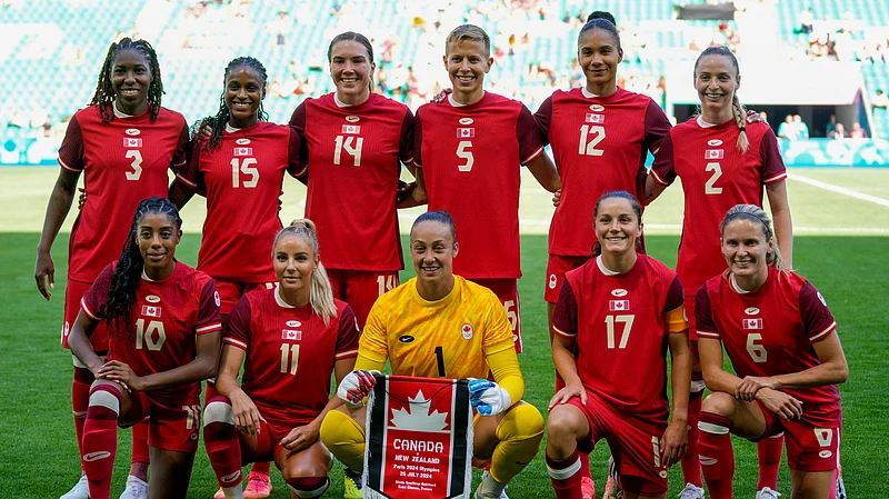 Canada National Women Football Team Paris Olympics 2024 AP Photo
