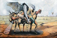 Photo: Experimenter : A Plight of Hardship II (2021): Artwork by Prabhakar Pachpute