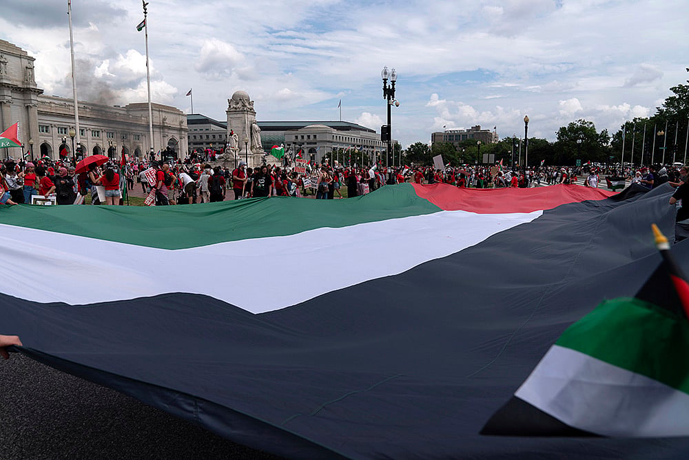 Protest against Israeli Prime Minister Benjamin Netanyahu in Washington_5