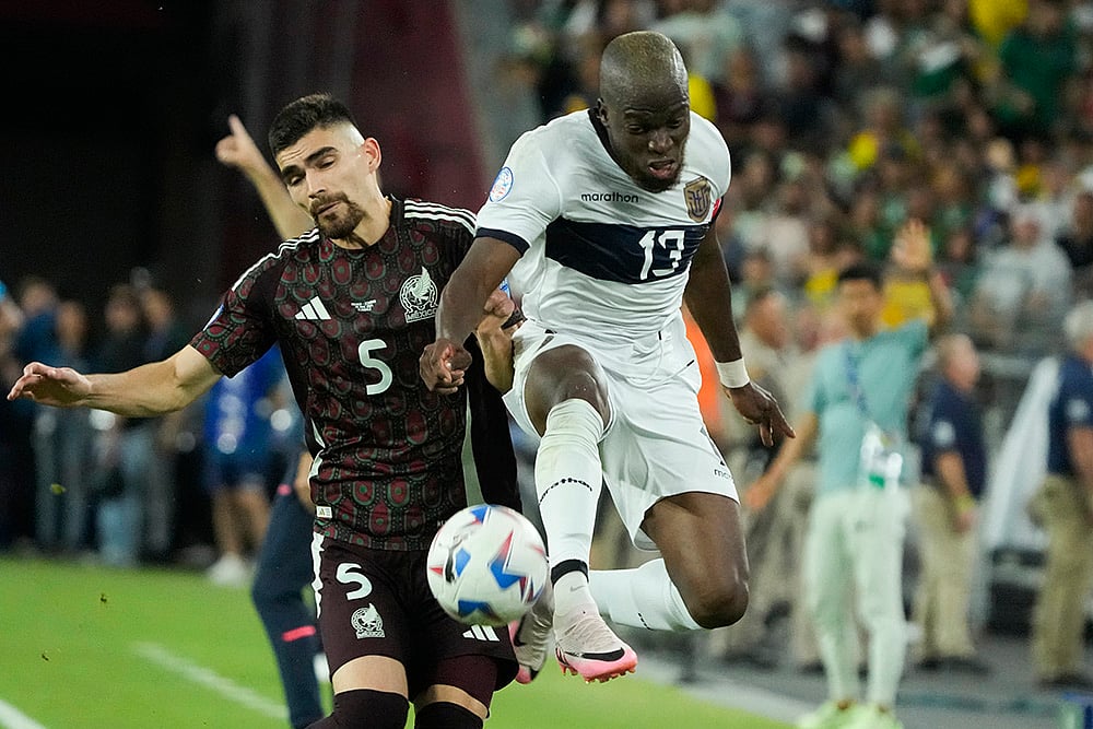 2024 Copa America Soccer Mexico vs Ecuador Pics_4