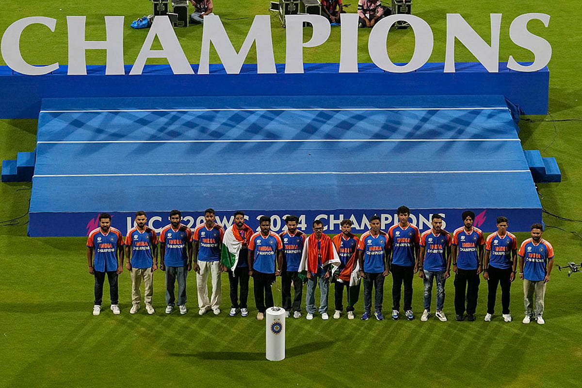 India cricket team felicitation in Wankhede Stadium photo gallery_1