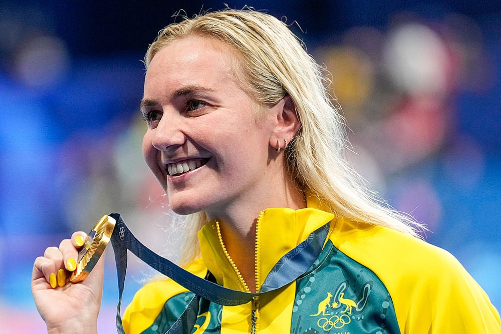 Ariarne Titmus, of Australia