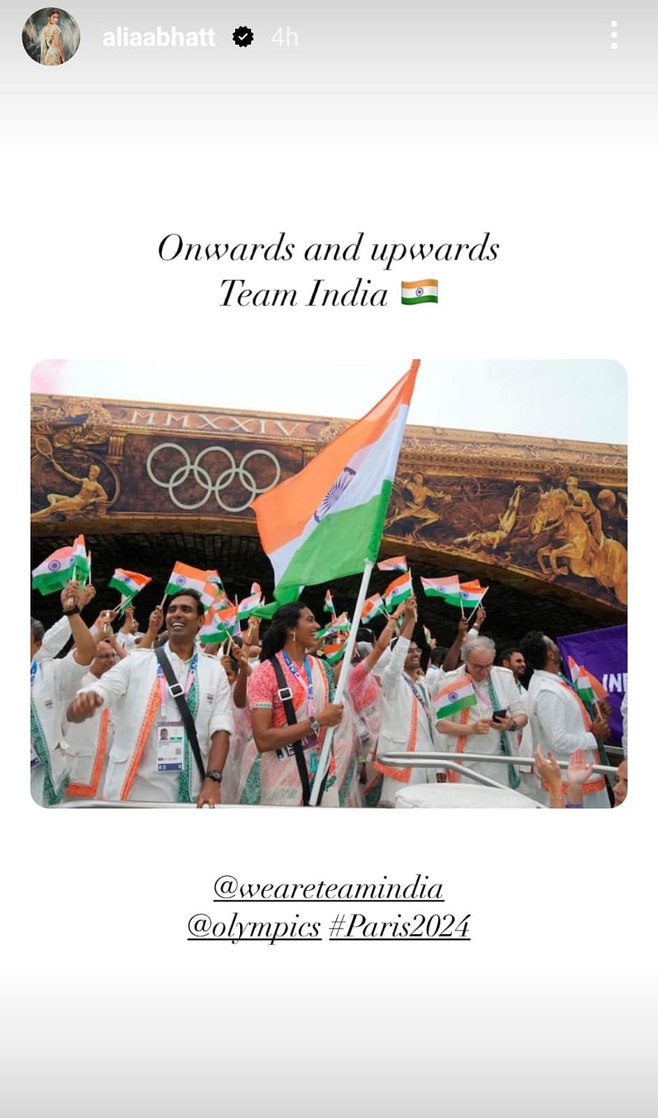 Alia Bhatts post
