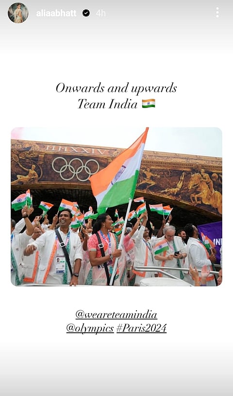 Alia Bhatt's post