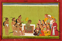 Getty Images : An Audience with Rom Rishi, circa 1700-1725. Artist Unknown.