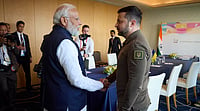 Photo: PTI : PM Modi with Ukraine President Volodymyr Zelenskyy during G7 summit in Hiroshima in May 2023.