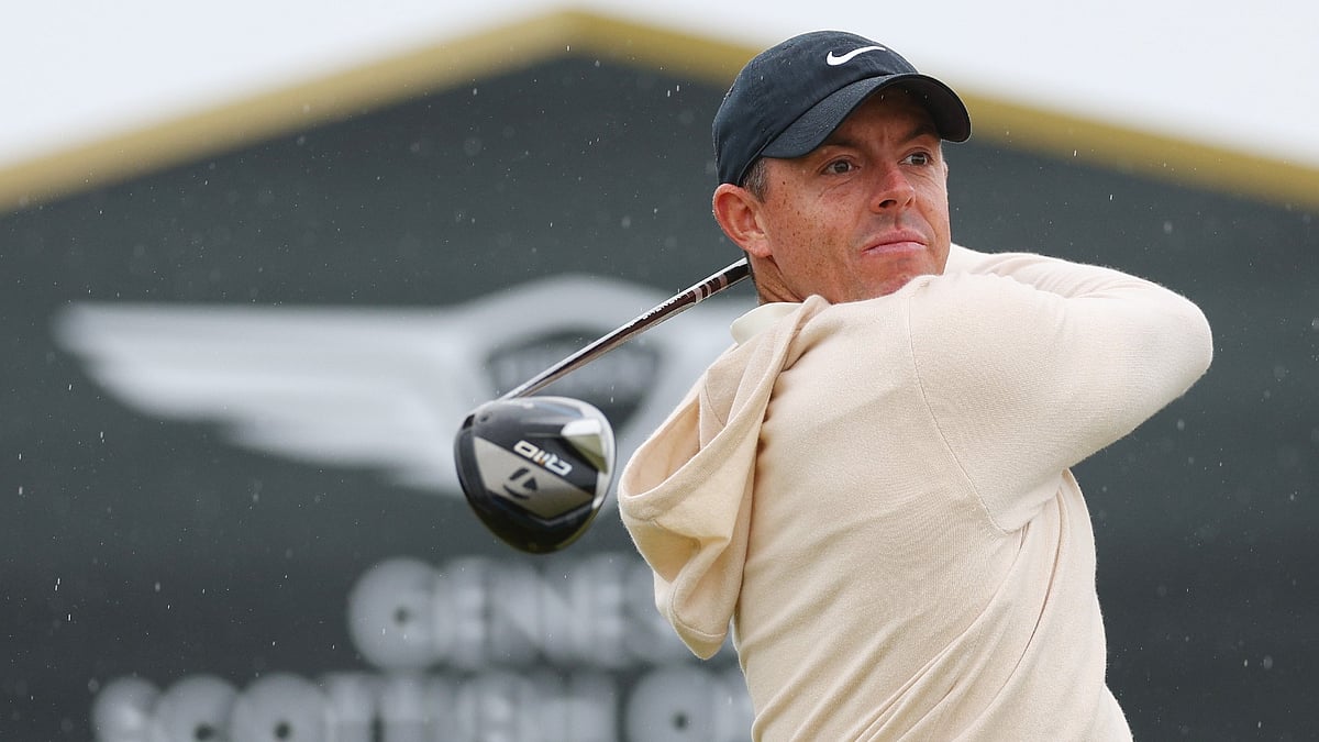 Rory McIlroy in action at the Scottish Open. - null