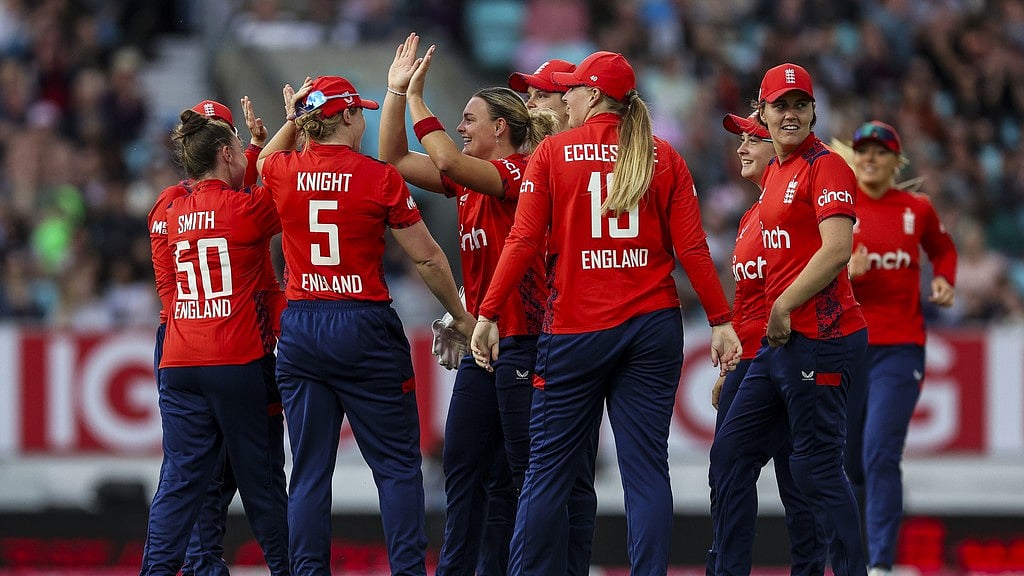 England women beat New Zealand by seven wickets in the fourth T20I at The Oval | - AP