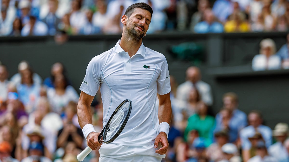 Wimbledon runner-up Novak Djokovic. - null