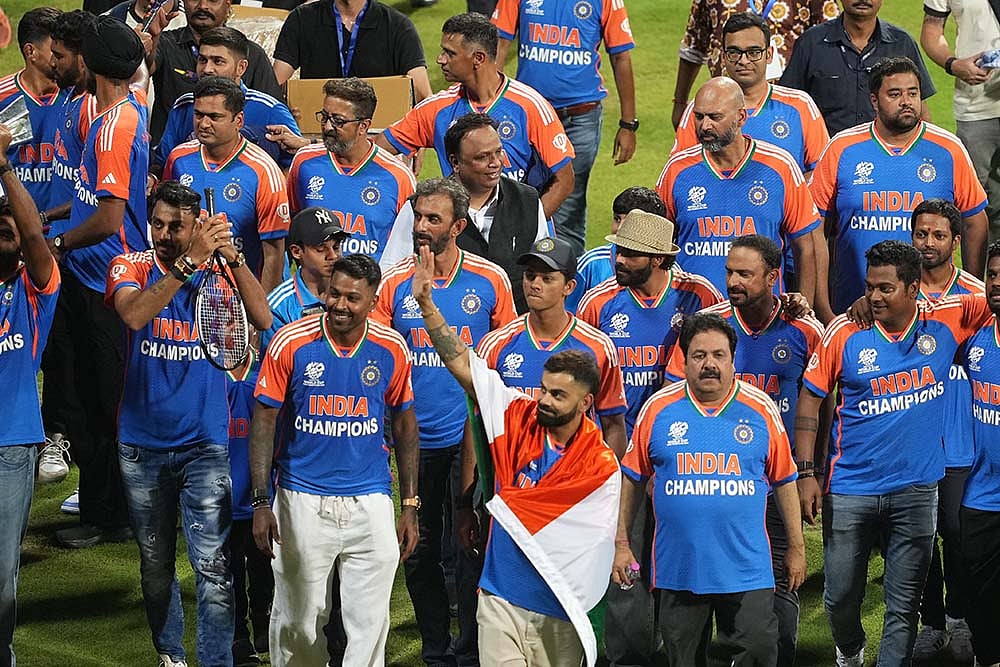 India cricket team felicitation in Wankhede Stadium photo gallery_10