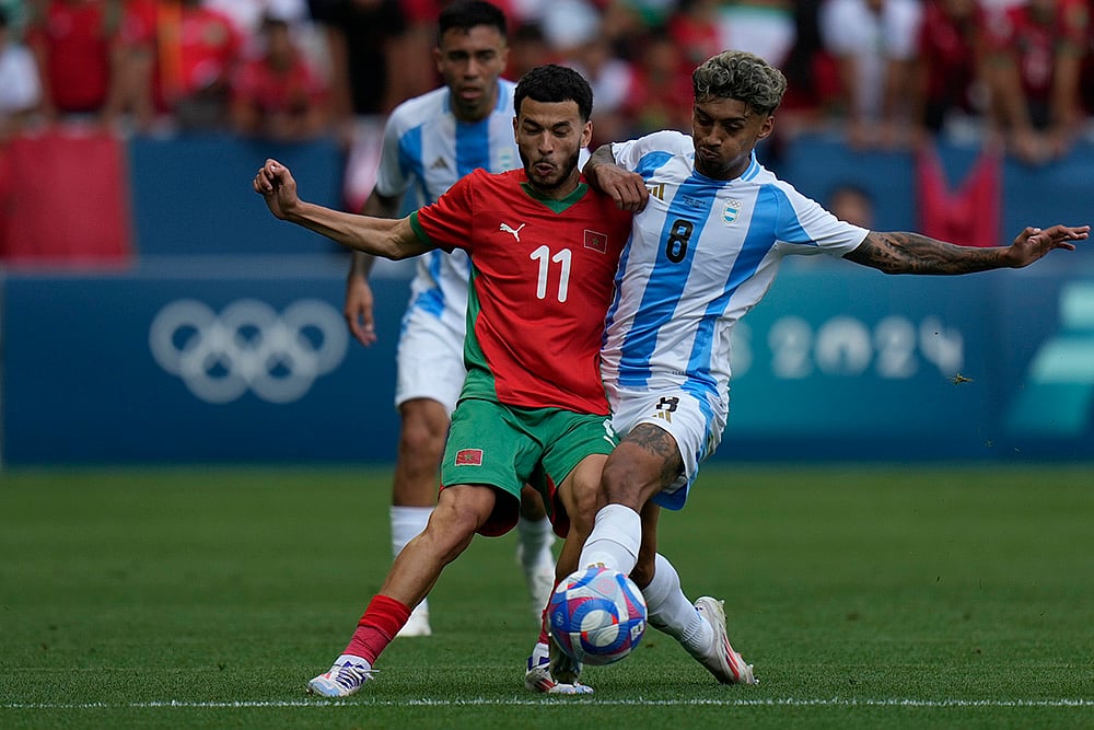 2024 Paris Summer Olympics soccer_Argentina vs Morocco_8