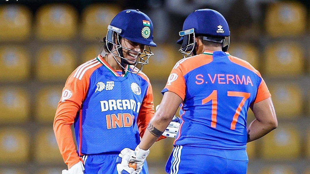 India openers Smriti Mandhana and Shafali Verma. - X/ @ACCMedia1