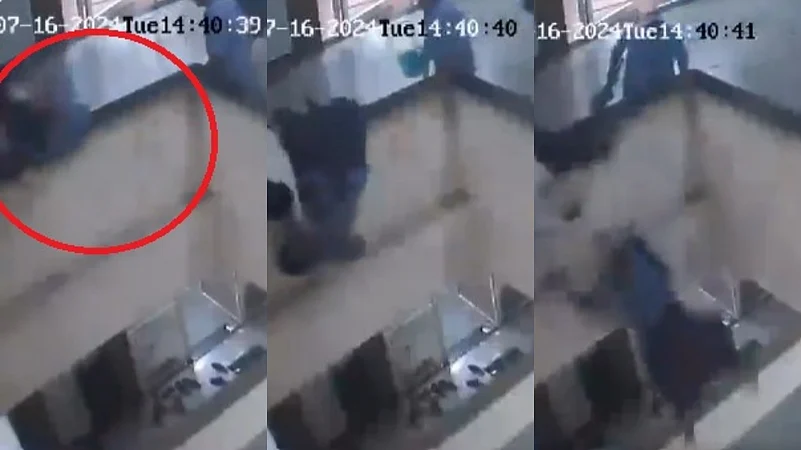 Screengrabs from the CCTV footage |