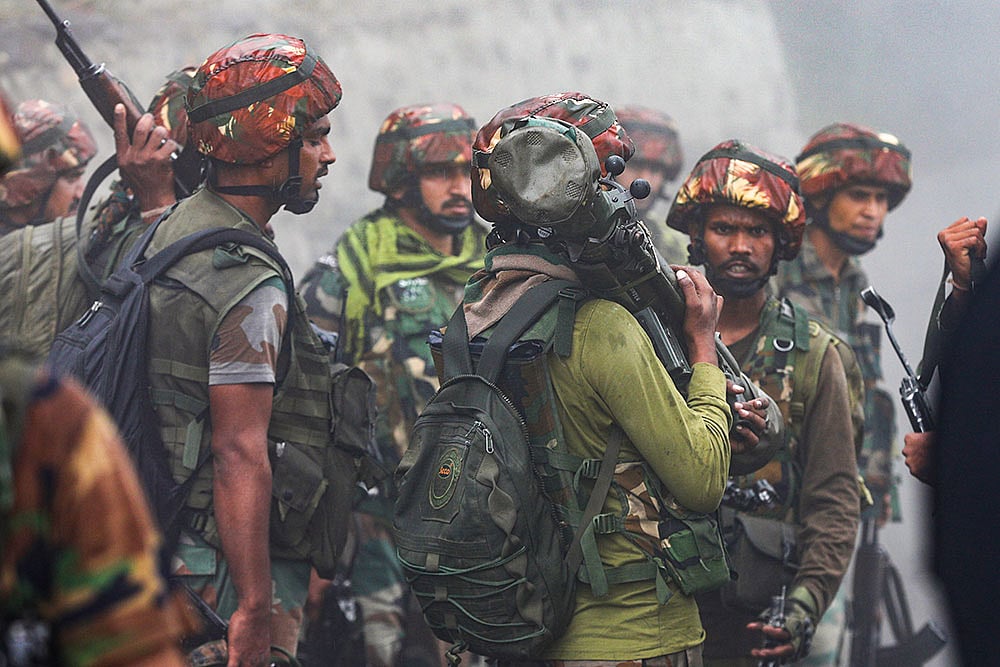 Photo: PTI : Fresh encounter in J&K Doda
